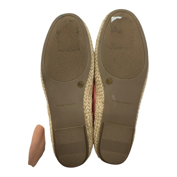 EASY SPIRIT SEHERA JUTE WRAPPED FLAT IN MOONLIGHT PEACH GOLD NWOT - Picture 2 of 5